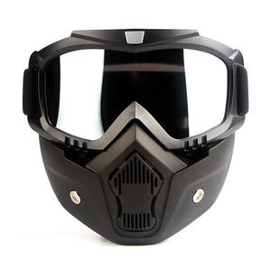 <span class=keywords><strong>Masque</strong></span> <span class=keywords><strong>Vintage</strong></span> complet avec bouche Sports <span class=keywords><strong>de</strong></span> plein air <span class=keywords><strong>moto</strong></span> cyclisme casque <span class=keywords><strong>de</strong></span> vélo avec <span class=keywords><strong>masque</strong></span> intégral modulaire - Product Image 4