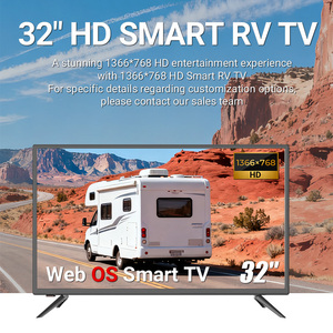 32 "RV Web OS Smart <span class=keywords><strong>TV</strong></span> 1G 8G Téléphone Miroir Marine Caravane Android Télévision Ensemble Montage <span class=keywords><strong>Mural</strong></span> <span class=keywords><strong>Camping</strong></span> En Plein Air 12V DC Voiture <span class=keywords><strong>TV</strong></span> - Product Image 3