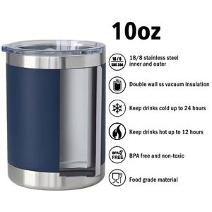 Custom Logo Thermal 10oz Stainless Steel <b>Double</b> <b>Wall</b> Vacuum Tumbler Insulated <b>Mug</b> for Outdoor Daily Travel - Product Image 6