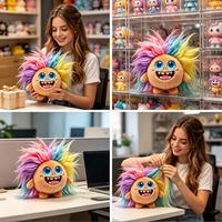 Jouet en peluche intelligent avec reconnaissance vocale, interactif au toucher, compagnon miniature portable, jouet sonore pour le divertissement à domicile et au bureau