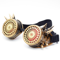 Une génération de lunettes Vintage industrielles Steampunk, accessoires de costumes sombres, lunettes en métal pour Halloween