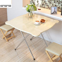Table pliante d'extérieur pour stands alimentaires pratiques, petite table domestique simple pour la lutte contre les épidémies et les petits espaces
