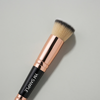 Pinceau de maquillage à double extrémité YM 2-en-1 pour le contour et le mélange | Ensemble de pinceaux cosmétiques professionnels pour le correcteur de fond de teint