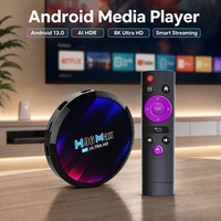 Nouvelle Box TV Android RK3528 2026 4K HDR10 Lecteur Multimédia en Streaming WiFi 4 Go 32 Go Ethernet RJ45 USB3.0 Décodeur