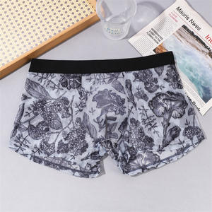 Boxers imprimés sexy pour hommes, shorts <span class=keywords><strong>de</strong></span> plage <span class=keywords><strong>transparents</strong></span> en maille, caleçons <span class=keywords><strong>de</strong></span> <span class=keywords><strong>bain</strong></span> taille basse avec poche <span class=keywords><strong>de</strong></span> maintien, lingerie érotique, sous-vêtements, vêtements <span class=keywords><strong>de</strong></span> nuit - Product Image 6
