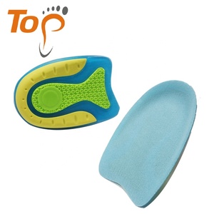 Semelles de confort de sport Coussin d'absorption des chocs en <span class=keywords><strong>gel</strong></span> Coussin de chaussure Éperon en silicone Soulagement de la douleur <span class=keywords><strong>Semelle</strong></span> intérieure Demi-<span class=keywords><strong>semelle</strong></span> Talon Coupe Amortiguador - Product Image 1
