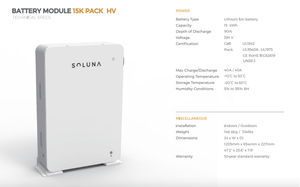<span class=keywords><strong>Ul</strong></span> 인증 Soluna 10kwh 15kwh Hv <span class=keywords><strong>Lifepo4</strong></span> 배터리 384v Soluna 배터리 태양 전지 저장 장치 5kw 10kw 15kw 15k 팩 Hv - Product Image 3