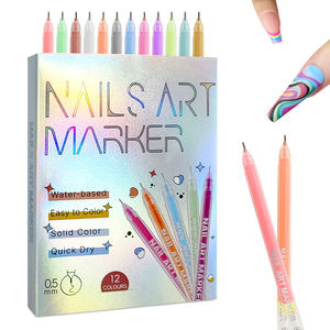 Stylo pour nail art en vente flash, séchage rapide, longue durée, stylos à vernis à ongles 3D, ensemble de marqueurs de peinture acrylique DIY pour femmes et filles - Product Image 2