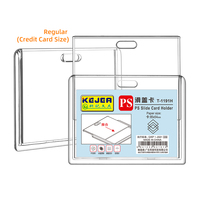 Porte-cartes coulissant horizontal Kejea PS, haute transparence, bords lisses, échange facile des documents, pour le bureau, les étudiants, les travailleurs, les affichages professionnels