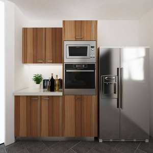 Stylish Wall-Mounted <b>Wooden</b> Kitchen <b>Cupboard</b> Effortless Kitchen Organization Solution - Product Image 5