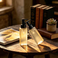 Bouteille de désinfectant pour les mains PET-150ml pour hôtel, bouteille de shampoing et de gel douche, bouteille de détergent à lessive, ensemble de bouteilles à pompe