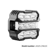 Luz de Trabajo LED de 50W con Haz Combinado e Indicador Ámbar, Tira Lineal para Todoterreno, 4x4, SUV, Camioneta, Jeep Wrangler
