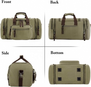 Bolsa de Lona Expandible Multifuncional Unisex con Cierre de Cremallera de Poliéster, para Viajes de Fin de Semana, Gimnasio, Maquillaje - Product Image 3