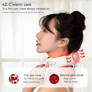 Wireless Electric Cervical Massager Intelligent Neck Massager Smart Shiatsu Massage Device