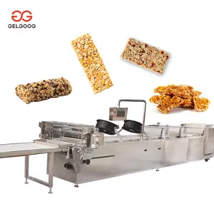 Full Automatic Sesame Candy Machines Creal Nuts Bar Production Line Cereal Bar Making Machine