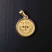 Pendentif en acier inoxydable pour hommes et femmes, la croix de la Bible, quidème, Balance, Balance, bouddhiste, 20mm, livraison gratuite