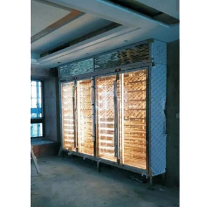 Réfrigérateur à vin encastrable en acier inoxydable bleu, nouveau modèle, pour salon, sur mesure, usage commercial - Product Image 4