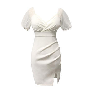 Nouvelle <span class=keywords><strong>robe</strong></span> <span class=keywords><strong>mi</strong></span>-<span class=keywords><strong>longue</strong></span> à bretelles et taille <span class=keywords><strong>fine</strong></span> pour femmes, vêtements pour femmes, robes de soirée pour femmes, été 2021 - Product Image 5