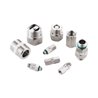 Katup Periksa Satu Arah Pneumatik Hidrolik Baja Tahan Karat 304 Anti Asam 1/4\" 1/2\" Inch dengan Ulir Jantan untuk Air BSPT NPT