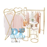 Magasin Boutique meubles or vêtements présentoir table présentoir sac présentoir or présentoir chaussures étagères pour sac vente au détail