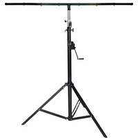 Torre elevadora de truss con cabrestante de manivela, capacidad de carga de 2600 lbs (1179 kg) y 250 kg (6M de altura), para pantallas LED, luces de escenario y altavoces de arreglo lineal.