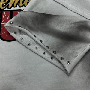 Chemises imprimées Vintage Dtg T-shirt Boxy en strass personnalisé Fabricant Streetwear Lavage à l'acide T-shirts graphiques surdimensionnés pour hommes - Product Image 4