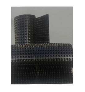 Feuille de fossettes de qualité construction avec une épaisseur de 0.65mm pour le drainage et l'imperméabilisation des murs de soutènement - Product Image 1