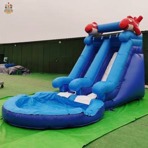 NOVA - Tobogán Acuático Inflable para Exteriores con <span class=keywords><strong>Piscina</strong></span> para Niños, Calidad Comercial - Product Image 6