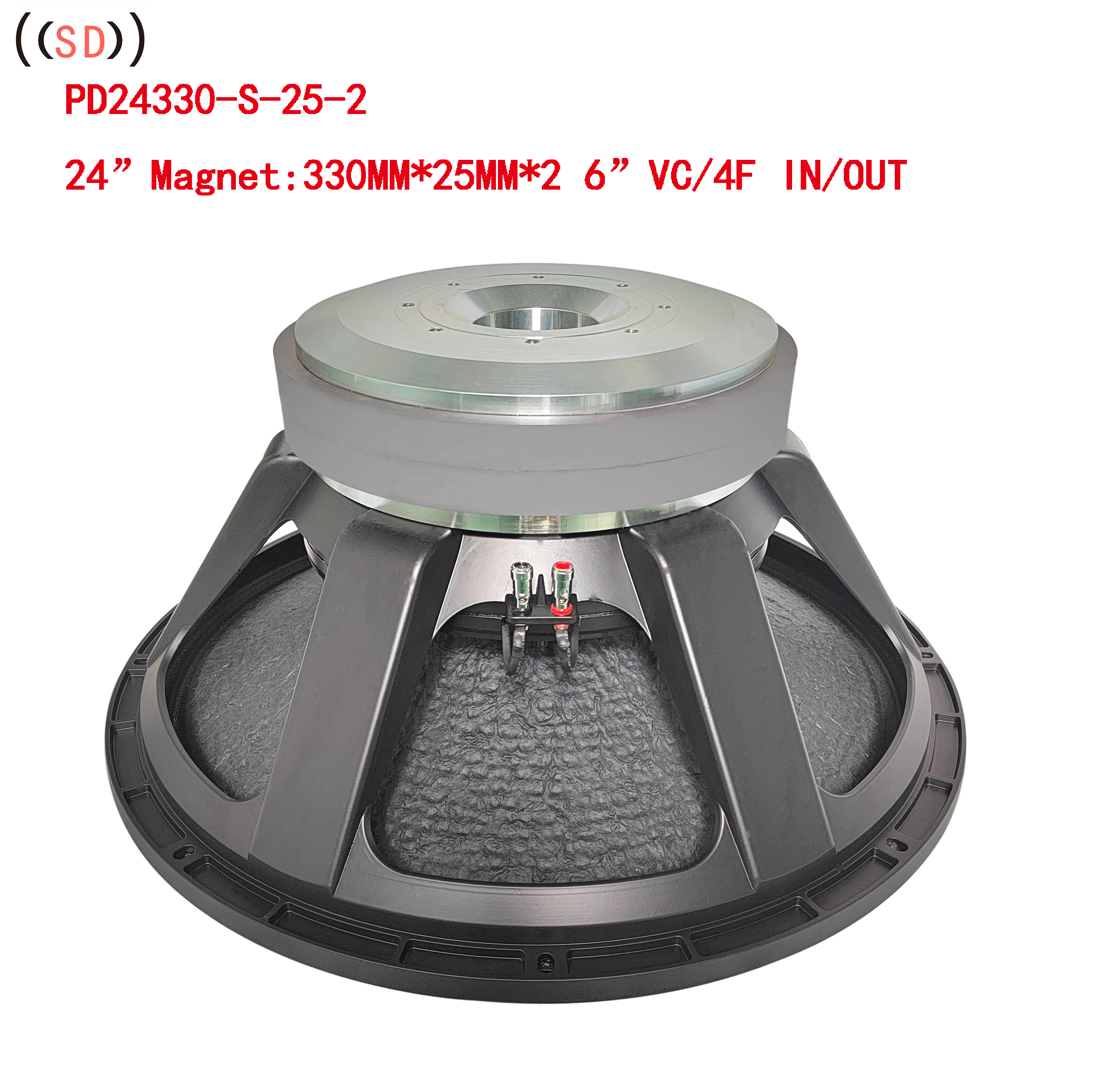 Sistema de audio de altavoz profesional al mejor precio subwoofer de altavoz de 24 pulgadas