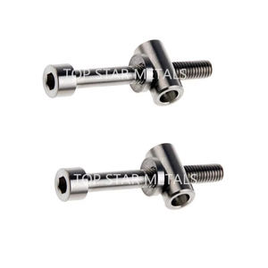 توريد المصنع براغي عالية الجودة ومنخفضة السعر GR5 التيتانيوم تي ثومسون مقعد M5 X 40 ، مسامير + غسالة + برميل الجوز - Product Image 5