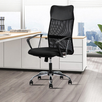 Chaise de bureau ergonomique de luxe à succès – Chaise de direction pivotante en maille minimaliste et ergonomique