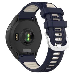 Bracelet bicolore en Silicone pour <span class=keywords><strong>montre</strong></span> intelligente <span class=keywords><strong>Garmin</strong></span> Forerunner 265 265s, bracelet bicolore, 18mm, 20MM, 22mm - Product Image 5