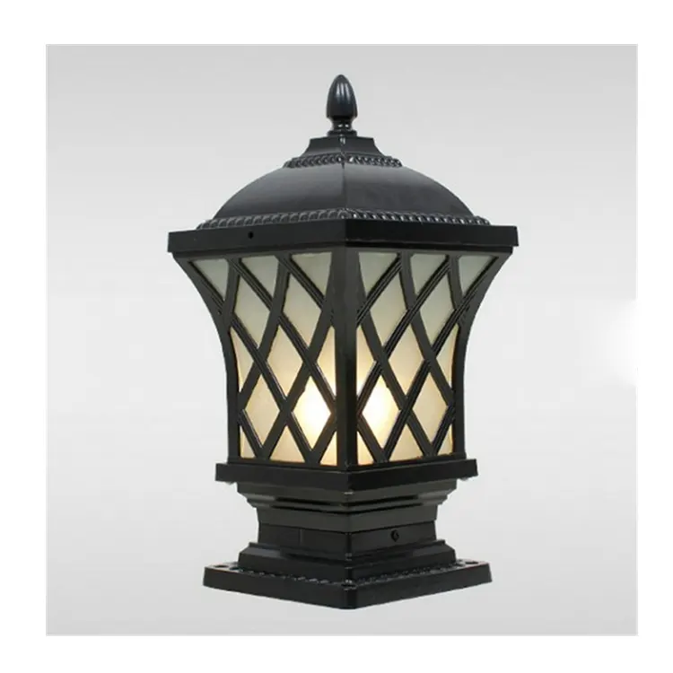 Harga Terbaik Lampu Dekorasi Vintage Gaya Antik untuk Perlengkapan Dinding Taman Kaca Aluminium Lampu Tiang Luar Ruangan