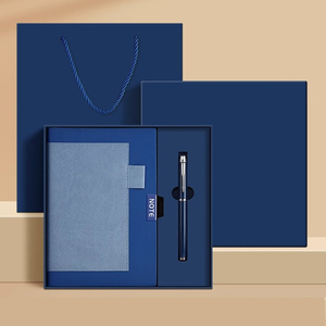 Journal épais à couverture flexible exquise avec porte-stylo Ensemble de cadeaux d'affaires pour l'obtention du diplôme et Noël pour les cadeaux du personnel - Product Image 3