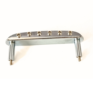 Puente de trémolo/bajo estilo <span class=keywords><strong>Jaguar</strong></span> Mustang de metal cromado para guitarra Jazz Master, accesorio para bajo eléctrico - Product Image 2