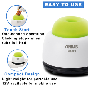 Onilab Chất lượng cao dụng cụ phòng thí nghiệm trộn màu xanh lá cây Vortex Máy kiểm tra ống Vortex cầm tay cầm tay Vortex <span class=keywords><strong>Mixer</strong></span> - Product Image 3