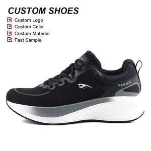 OLICOM Usine OEM Logo personnalisé Chaussures de sport <span class=keywords><strong>pour</strong></span> hommes et femmes Baskets respirantes en tricot volant Semelle EVA amortissante Chaussures de course - Product Image 2