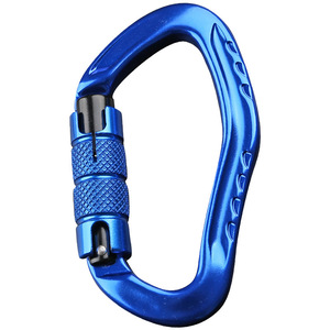 Alnas Aluminum Alloy Carabiner 57.5x10mm Type D <b>Locking</b> Climbing Safety Buckle Outdoor Fitness Connector - Product Image 1