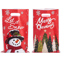 Usine de sacs en plastique Guangzhou Lefeng, sacs en plastique personnalisés avec logo, sacs d'emballage pour cadeaux de Noël, vêtements