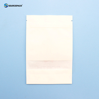 Sachet d'emballage pour aligneurs orthodontiques avec logo personnalisé, faible MOQ, refermable, blanc mat, pochette Ziplock pour appareils dentaires