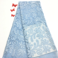 Maille française dentelle tissu broderie Laser paillettes broderie femmes dame élégante robe de soirée de luxe