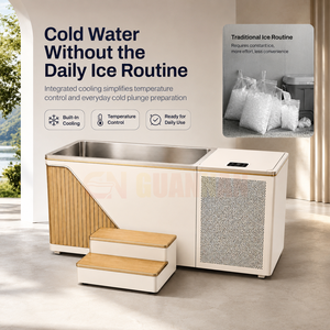 Bain de glace commercial avec système de refroidissement intégré pour studio de bien-être, hôtel et complexe hôtelier - Product Image 3