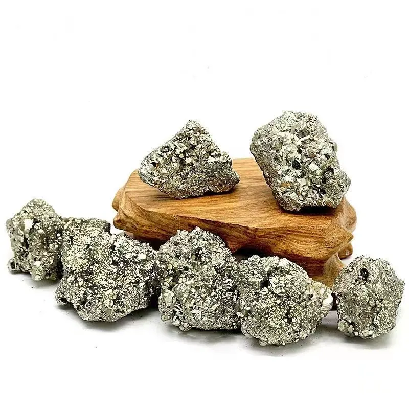Donghai all'ingrosso pietra di pirite esemplare minerale grezzo calcopirite di cristallo naturale in vendita
