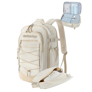 Sac à dos antivol résistant à l'eau de 17,3 pouces pour <span class=keywords><strong>voyages</strong></span> d'affaires, sac de transport pour ordinateur portable, bagage pour hommes et femmes avec sac à chaussures - Product Image 1