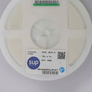 Whole Sale RR1608 0603L3R16FT 0603 1608 Resistors Chip Resistors SMD Resistors 3.16ohm 1% 1/10W Thick Film Resistor - Product Image 1