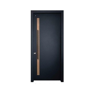 Hiện đại phía trước nhập an ninh thép cửa cho ngôi nhà phong cách bên ngoài thiết kế chính - Product Image 1