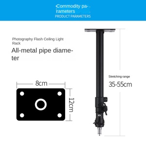 Trần ánh sáng đứng dẫn điền vào ánh sáng nhiếp ảnh Flash Telescopic cánh tay đứng máy ảnh kỹ thuật số cố định trần ánh sáng đứng - Product Image 5