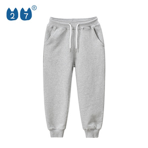 Pantalones largos informales para niño y niña, pantalón con cintura elástica - Product Image 2