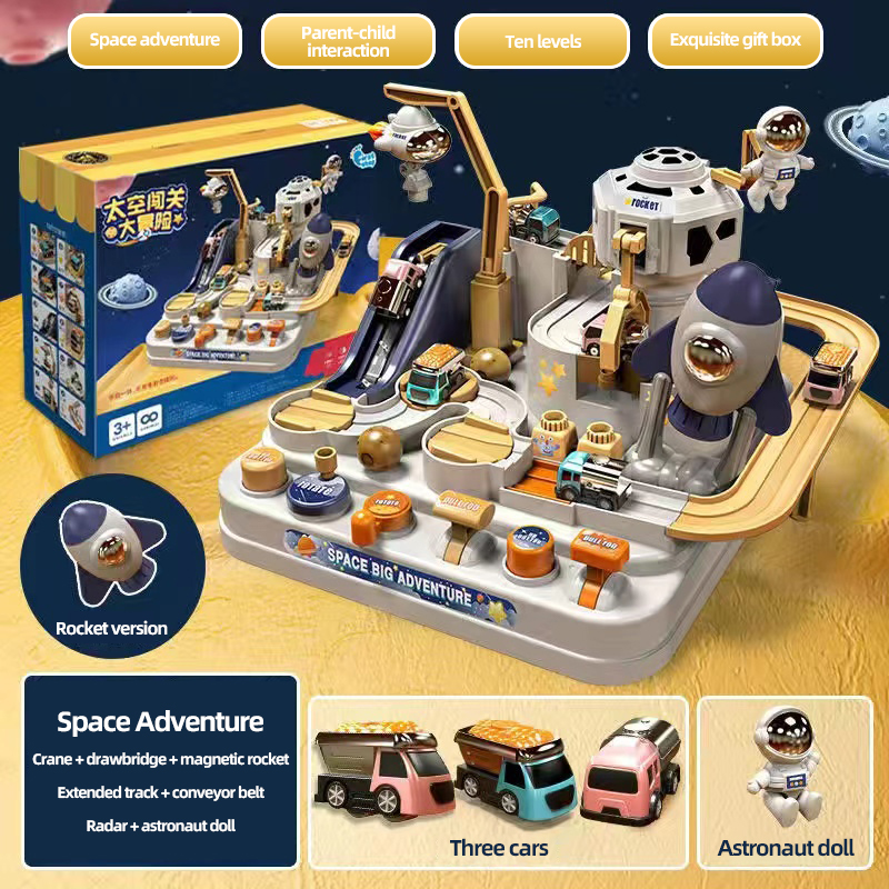 Rocket + 3 coches-Caja de regalo