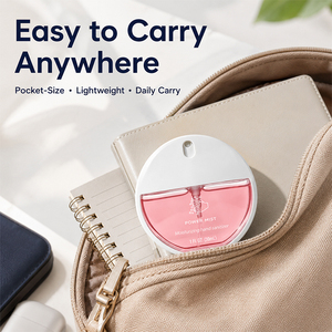 Round <b>Plastic</b> <b>Spray</b> <b>Bottle</b> Pocket Sanitizer Mist <b>Bottle</b> Portable Hygiene Product Custom Logo Business Promotional Gift - Product Image 3
